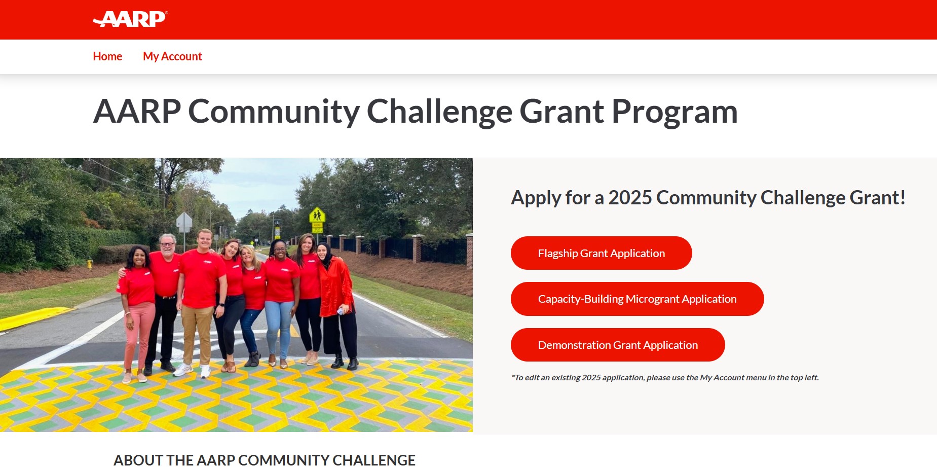 AARP Community Challenge Grant Program