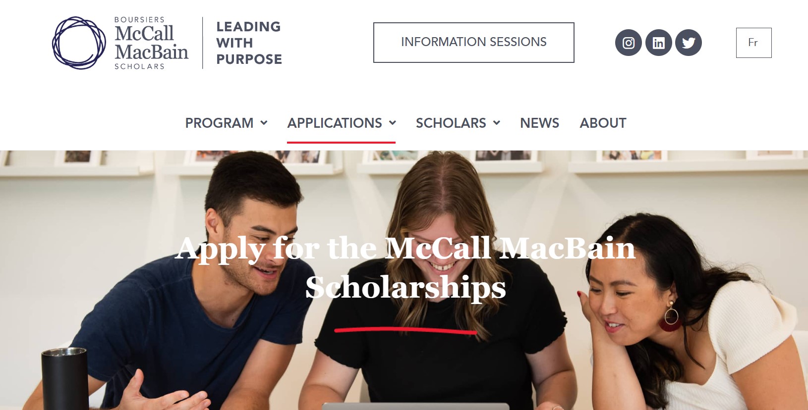 Apply for The McCall MacBain Scholarships 2026