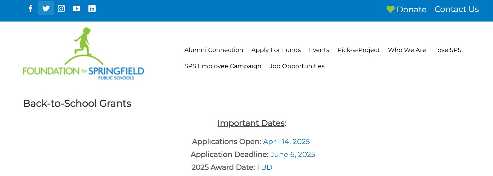 Back-to-School Grants for Schools